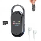 128G Piccolo Registratore vocale digitale con registrazione Ultra-lunga 1536H, Attivazione vocale e riduzione del rumore DSP, Conferenze/Lezioni/Apprendimento in classe, Portachiavi Regalo portatile, Kentfaith