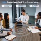 Registratore Vocale AI, Trascrivi, Riassumi e Traduci con AI, Controllo App, Prendi Appunti per Riunioni e Chiamate, Supporta 100 Lingue, Ultra-Sottile con Display InstantView, Custodia Inclusa, Kentfaith