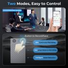 Registratore Vocale AI, Trascrivi, Riassumi e Traduci con AI, Controllo App, Prendi Appunti per Riunioni e Chiamate, Supporta 100 Lingue, Ultra-Sottile con Display InstantView, Custodia Inclusa, Kentfaith