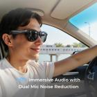 Óculos de Sol com Câmera de 8MP Sony para POVs em 1080P, Fotos de 13MP, Transferência WiFi, 10H de Música/Chamadas, Tradução em 26 Idiomas, Kentfaith