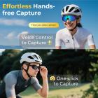 Óculos de Sol com Gravação em Vídeos 1200P 30FPS, Fotos 36MP, Estabilização de Imagem de 6 Eixos, Proteção UV 400, Áudio Open-ear, para Ciclismo, Caminhadas, Pesca, Kentfaith