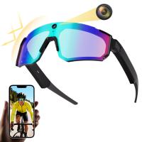 Gafas de grabación con vídeos en 1200P 30FPS, fotos de 36MP, estabilización de imagen de 6 ejes, protección UV 400, audio de oído abierto, para ciclismo, senderismo, pesca, Kentfaith