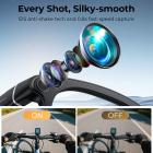 Óculos Inteligentes com Câmera, Capture Vídeos 1200P em POV, Fotos de 30MP, com Câmera Sony de 8MP, Estojo de Carregamento 3600mAh com Display, Estabilização EIS, Lentes Fotocromáticas, Kentfaith