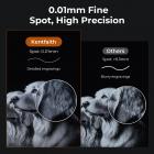 Gravador a laser portátil e cortador com potência de saída 5W de alta precisão de 0.01mm