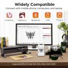 Gravador a laser portátil e cortador com potência de saída 5W de alta precisão de 0.01mm