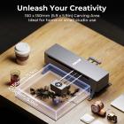 Gravador a laser portátil e cortador com potência de saída 5W de alta precisão de 0.01mm