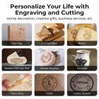 Gravador a laser portátil e cortador com potência de saída 5W de alta precisão de 0.01mm