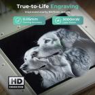 Incisore laser portatile con copertura protettiva di precisione 0.05mm Anteprima 3W Entry Level