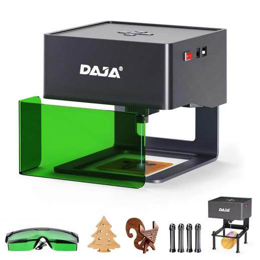 Portable Laser Engraver with Raised Columns Protective Goggles and Cover 3W Entry Level Kentfaith