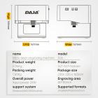 Portable Laser Engraver with Raised Columns Protective Goggles and Cover 3W Entry Level Kentfaith