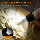 Mini Kit de Ferramenta Rotativa Sem Fio, Conjunto 39 em 1, 6 Velocidades Máx. 16000 RPM, Motor 3.7V com Menos Vibração, Recarregável, Kentfaith