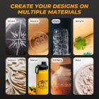 Mini Kit de Ferramenta Rotativa Sem Fio, Conjunto 39 em 1, 6 Velocidades Máx. 16000 RPM, Motor 3.7V com Menos Vibração, Recarregável, Kentfaith