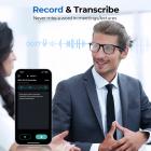 De Smarta AI-Glasögonen Stöder Realtidsöversättning Av 164 Språk, 4 Översättningslägen, Röststyrning, En Ai-Assistent Och Musikuppspelning.