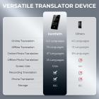 Dispositivo Tradutor de Idiomas em Tempo Real Online e Offline 142 Idiomas Tela de 5.5in Kentfaith