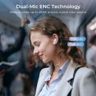 Fones de Ouvido Tradutor em Tempo Real, Bidirecional, 132 Idiomas/Sotaques, Tradução de Chamadas de Voz/Vídeo, Assistente de Notas com IA, Tela LCD Touchscreen Kentfaith