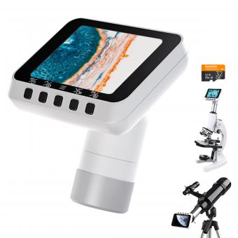 Oculare-Fotocamera Kentfaith per Telescopi: Schermo 2.8", Connessione WiFi, Foto/Video 1080P