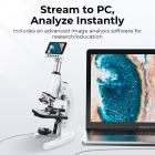 Oculare-Fotocamera Kentfaith per Telescopi: Schermo 2.8", Connessione WiFi, Foto/Video 1080P