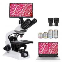 Microscope Composé pour Laboratoire, Professionnels, Recherche, avec Optique Plan à Correction Infinie, Grossissement 40x-1000x, Système Koehler 5W, Kentfaith