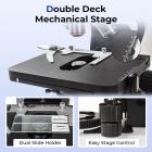 Compound Microscope för Laboratorium, Professionella, Forskning, med lnfinity-korrigerad Planoptik, 40x-1000x Förstoring, 5W Koehler-system, Kentfaith