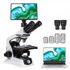 Compound Microscope för Laboratorium, Professionella, Forskning, med lnfinity-korrigerad Planoptik, 40x-1000x Förstoring, 5W Koehler-system, Kentfaith