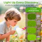 Draagbare microscoop van Kentfaith met 2,4 inch scherm, 500x vergroting, 1080p foto- en video-opname, voor jongens en meisjes van 3 tot 12 jaar