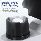 Microscopio Compuesto con Pantalla de 7 Pulgadas, 40X-1000X, Captura Videos 2.7K Fotos 24MP, Soporta Conexión a PC, Control Remoto, Kentfaith