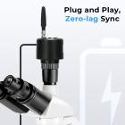 WiFi Ocular Electrónico para Microscopios, Alcance WiFi de 50 Metros, Imagen de Microscopio de 2MP, Captura Fotos y Videos 4K, Kentfaith