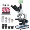 Compound Microscope met 4K Camera, 40X-2500X Vergroting, PC-aansluiting, Plan Optisch Systeem, Mechanische Tafel, Kentfaith