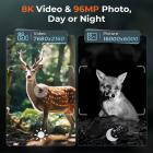 Yönäkökiikarit 3D VR-päähän kiinnitettävä 8K 96MP 100 tuuman visuaalinen efekti Kentfaith