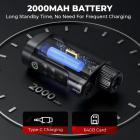 Monocular de Visión Nocturna por Infrarrojos, Zoom Digital 10X, Alcance de Visión de 800m, Pantalla de 2 Pulgadas, Batería de 64 GB y 2000 mAh Kentfaith