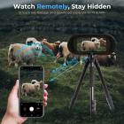 4K Gafas de Visión Nocturna, 1000m/3281ft Infrarrojo, Visión Nocturna a Todo Color, WiFi Integrado, Linterna y Botones Retroiluminados, Batería de 5100mAh, Kentfaith