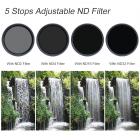 Фильтр ND2-ND32 переменной плотности 77mm ND с покрытием Nano