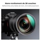 Filtre ND Variable ND8-128 (3-7 stops) 67mm, Filtre Variable Densité Neutre sans de Croix Noire, 28 Couches de Nano-revêtement - Série Nano-Xcel