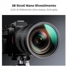 K&F Concept 82mm Filtro ND Variabile ND8-ND128 (3-7 stop)con Rivestimento Nano a 28 Strati - Serie Nano-Xcel