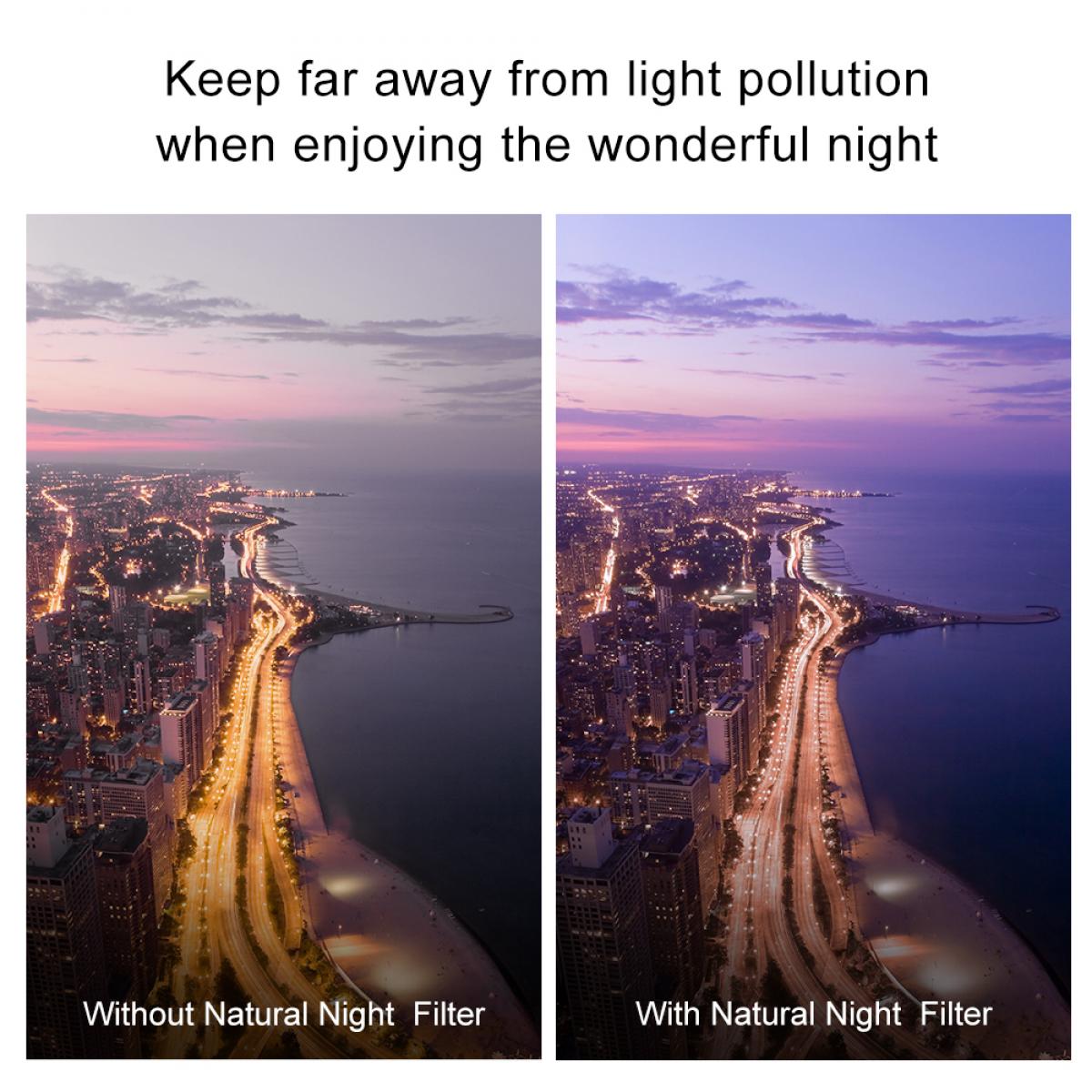 67mm Nano-L Naturligt nattfilter Grönbelagt