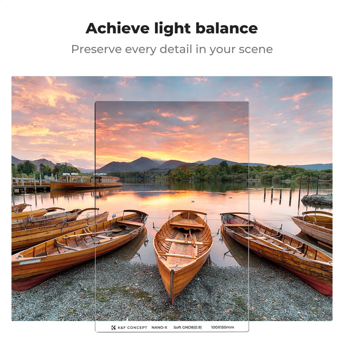 الناعمة تخرج الكثافة محايدة GND8 3 و وقف مرشح 100 * 150MM