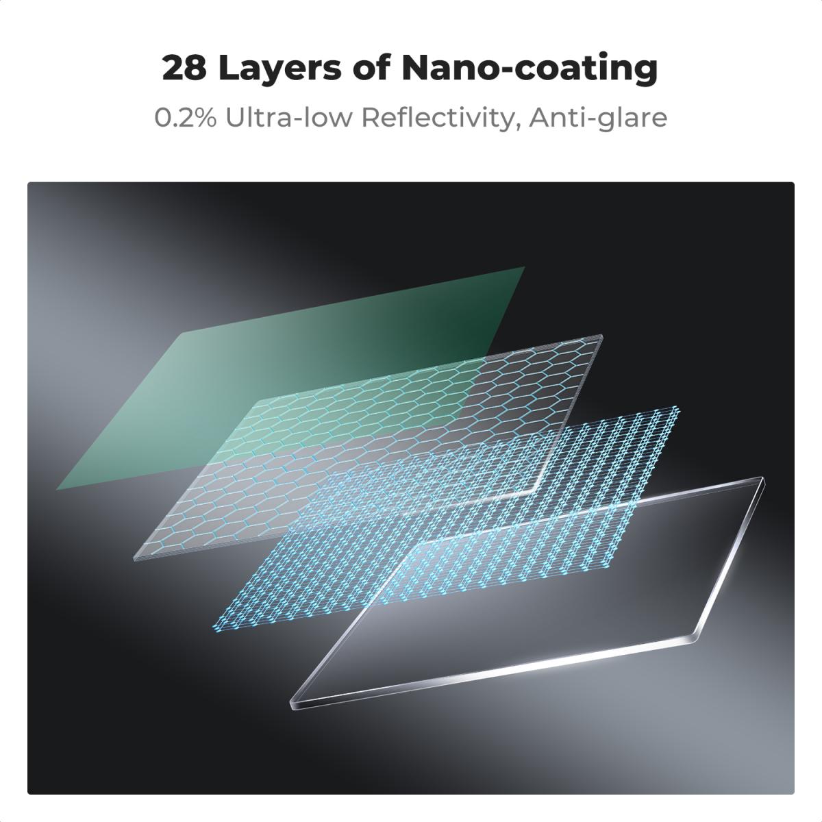 الناعمة تخرج الكثافة محايدة GND8 3 و وقف مرشح 100 * 150MM