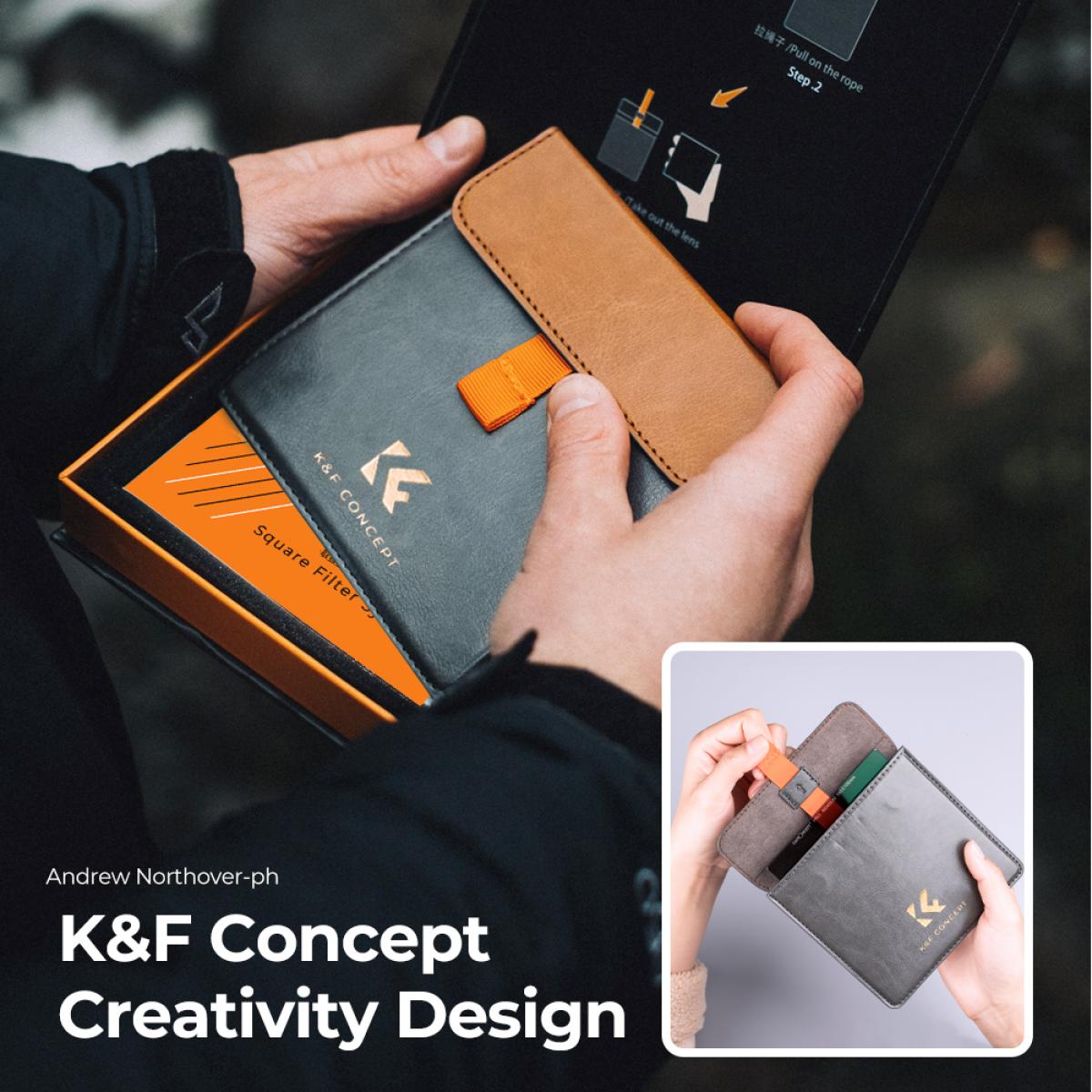 K&F Concept SN251 100x100mm ND1000 10 f-stop firkantet filter Flerbelagt til DSLR