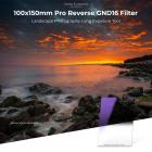K&F Concept SJ526 GND16 100 * 150 * 2,0 mm Omvendt 4 f-stop Gradueret Neutral Densitetsfilter