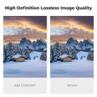 Filtro variável ND2-ND400 de 82 mm (9 pontos) - Série Nano-Xcel à prova d'água e resistente a arranhões