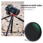 62mm Filter ND32 - ND512 Variabelt, Vattentät, Anti-repa, HD, Slim, Multibelagd, Nano-X Serier