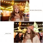 مرشح ضباب أسود مقاس 77 مم 1/8 مرشح مؤثرات خاصة فائق الوضوح متعدد الطبقات مطلي بسلسلة Nano-X المقاومة للخدش ومضادة للانعكاس