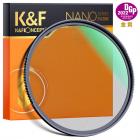 K&F Concept Black Mist 1/8 52mm Filter, Svart Pro-Mist 1/8 Diffusjonsfilter Laget av Optisk Glass med 28x Nano-Belegg, Svart Diffusjonsfilter 1/8 for Video-/Portrettfotografering Nano-Xcel Serien