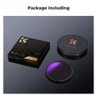 K&F Concept 67mm, Nano-X, optisk glass myk gradient GND8, ultraklar, belagt med vanntett, ripebestandig og lysreduserende blå film