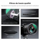 Filtre ND8 82mm (3 stops) Filtre Densité Neutre, 28 Couches de Nano-revêtement - Série Nano-Xcel