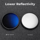 82 mm variabelt ND2-400 filter med hette, K Pro Fader ND2 til ND400 (9 stopp)