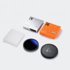 82 mm variabelt ND2-400 filter med hette, K Pro Fader ND2 til ND400 (9 stopp)