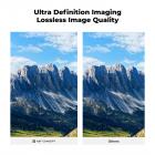 فلتر حماية عدسة MCUV مقاس 55 مم مع غطاء فلتر، طلاء فائق النحافة مكون من 24 طبقة مقاوم للماء لعدسة الكاميرا من سلسلة Nano-Dazzle