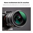 Filtre CPL 52mm Filtre Polarisant Circulaire avec Bouchon et Chiffon de Nettoyage, 24 Couches de Nano-revêtement - Série Nano-Dazzle