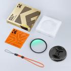 72 mm cirkulært polarisatorlinsefilter med filterhætte Optisk glas ultratyndt polariserende CPL-filter med 24 flerlagsbelægninger til kameralinser Nano-Dazzle-serien